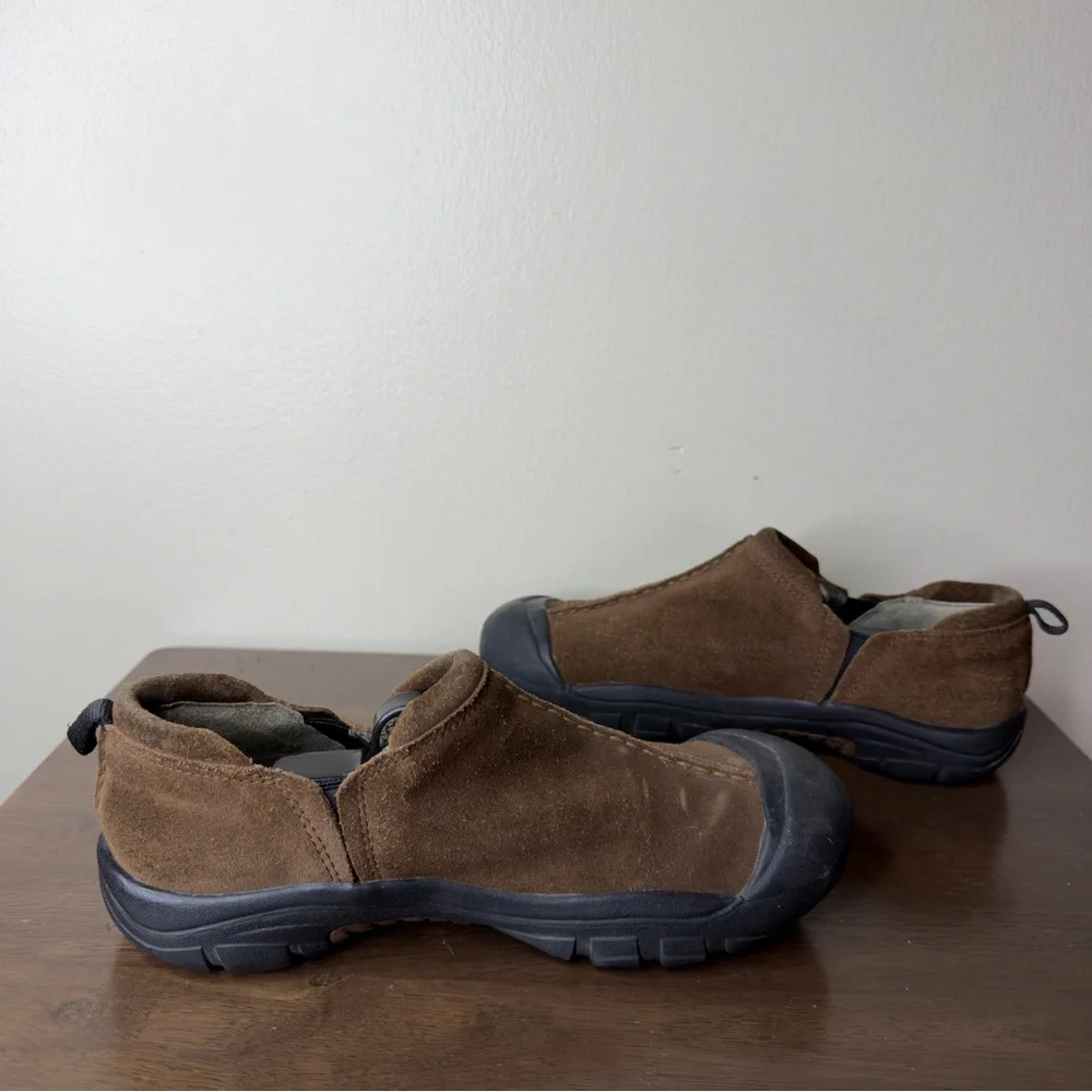 Keen Brown Suede Slip On Shoes Sz 6 Kids